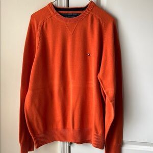 Tommy Hilfiger Men's Orange Sweater